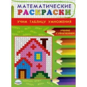 Математические раскраски. Учим таблицу умножения