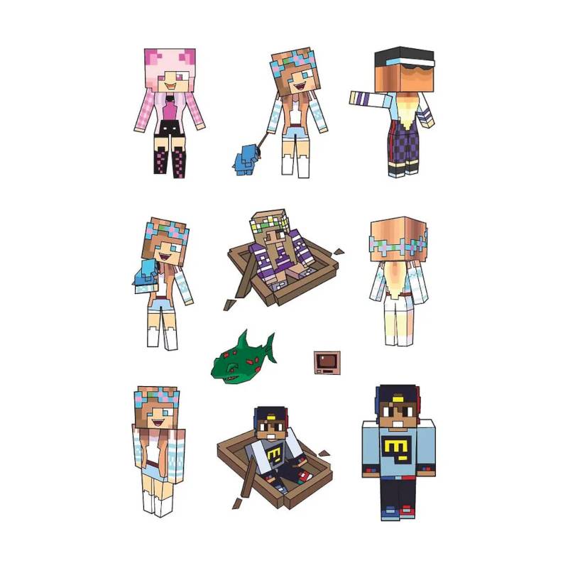 Самые популярные герои Евгена Бро. Набор наклеек