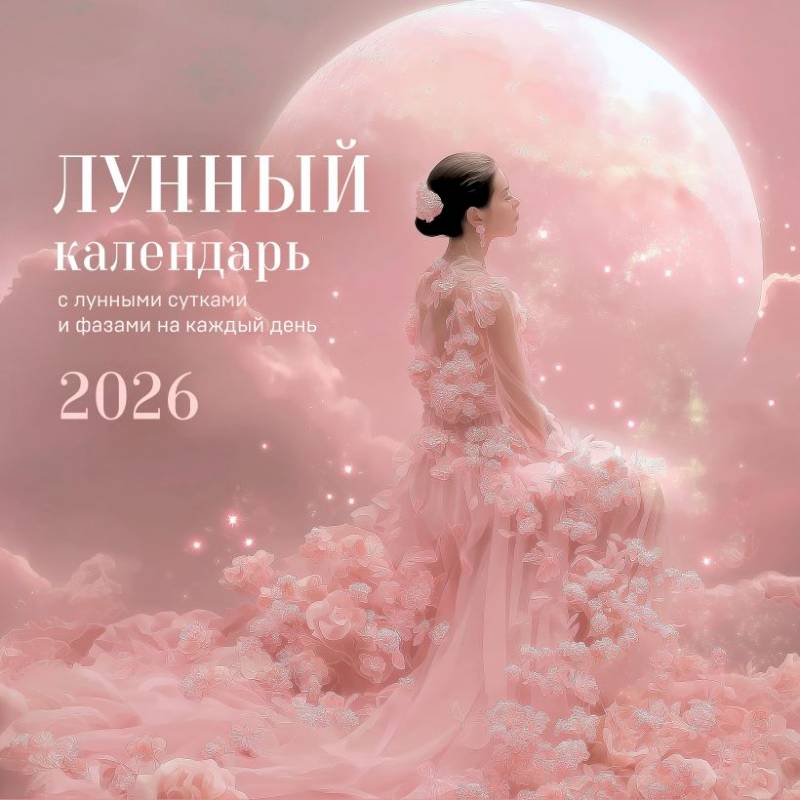 Лунный календарь на 2026 год. Календарь настенный на 2026 год