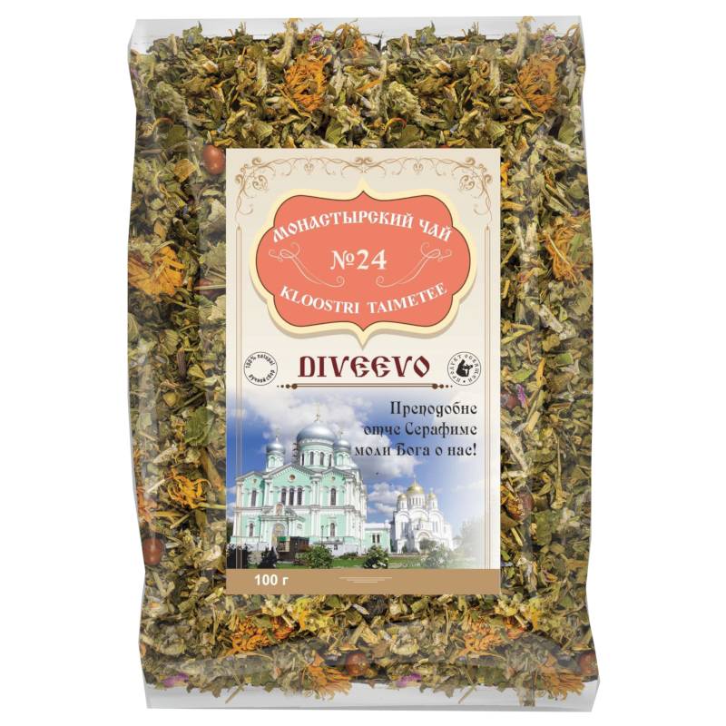 Монастырский чай №24 100 гр. Для Бани
