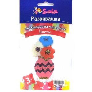 Аппликация на магнитике Цветы