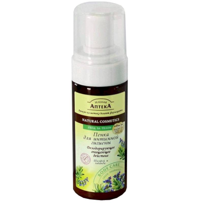 Пенка для интимной гигиены 'Шалфей и лаванда'. 150 мл