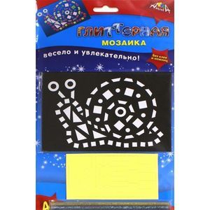 Мозаика глиттерная А6 'Улитка' (С2615-06)