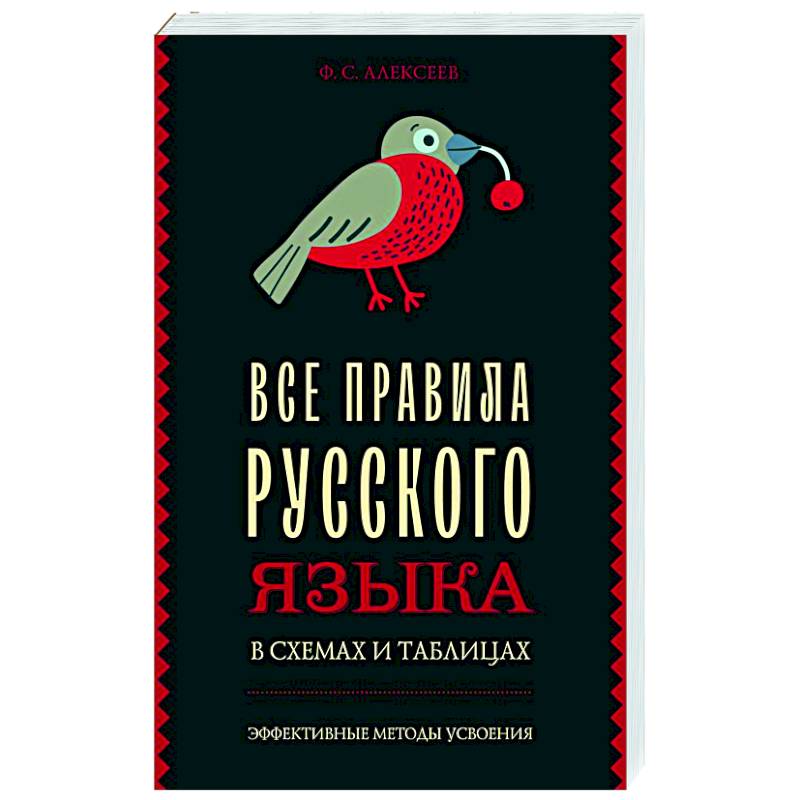 Все правила русского языка в схемах и таблицах