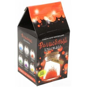 Набор для выращивания кристалла. Кристалл с пожеланием любви. Красный (k3)