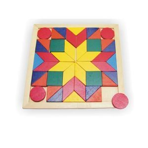 Деревянный пазл 'Квадрат' (D158)