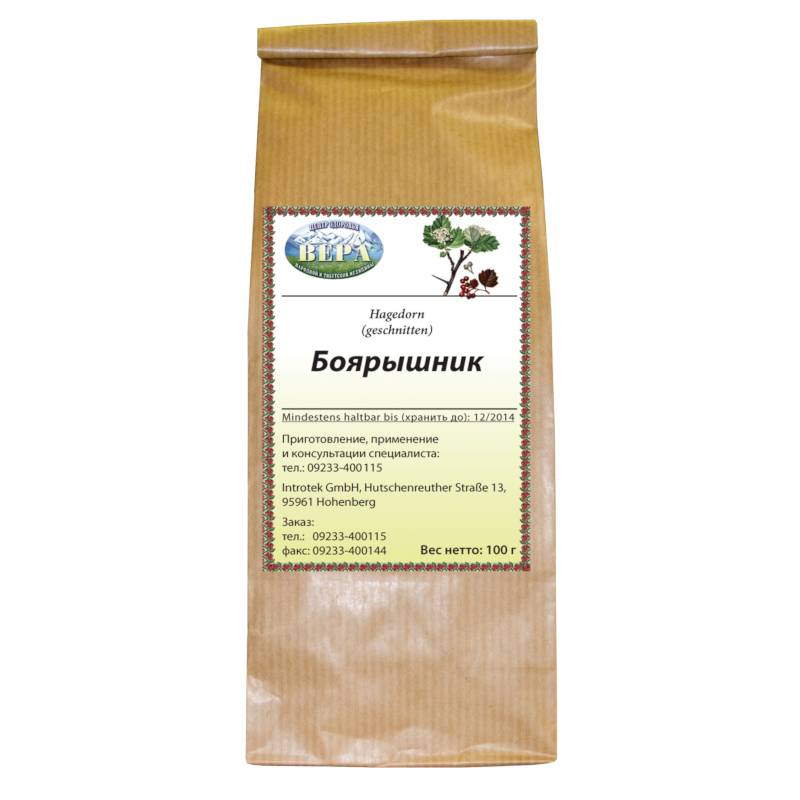Боярышник (плоды). (расфасовка 100 г)
