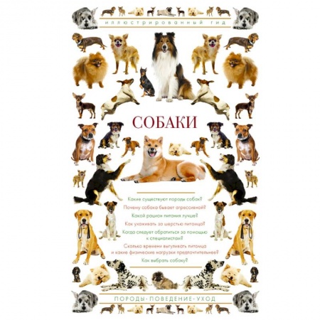 Уход, содержание, лечение, книга Собаки. Иллюстрированный гид купить по скидке