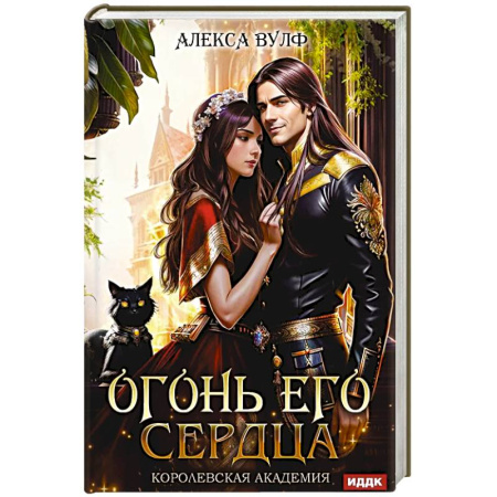 Зарубежный любовный роман, книга Огонь его сердца. Королевская Академия купить по скидке