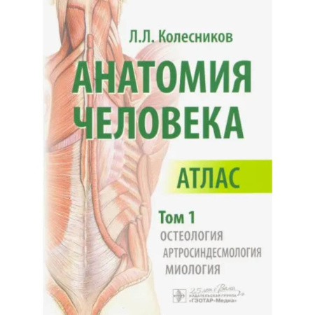 Анатомия и физиология человека, книга Анатомия человека. Атлас в 3-х томах. Том 1. Остеология, артросиндесмология, миология купить по скидке