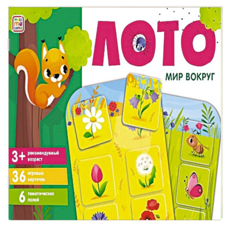 Игры на любой вкус, книга Лото. Мир вокруг купить по скидке