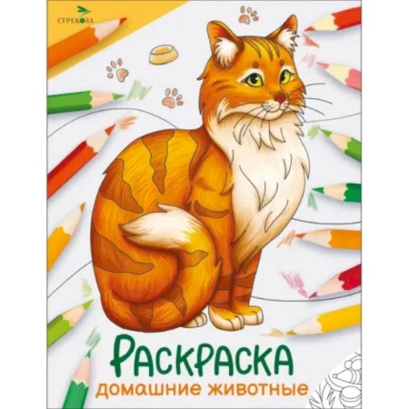 Животные. Птицы. Растения, книга Домашние животные. Раскраска купить по скидке