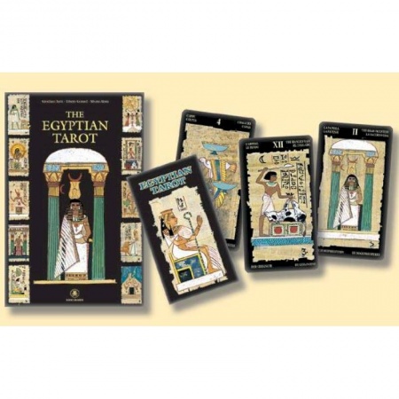 Гадание по картам Таро, книга Египетское Таро / карты + книга (в коробке) купить по скидке