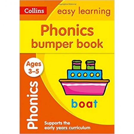 Литература на иностранном языке для детей, книга Phonics Bumper Book. Ages 3-5 купить по скидке