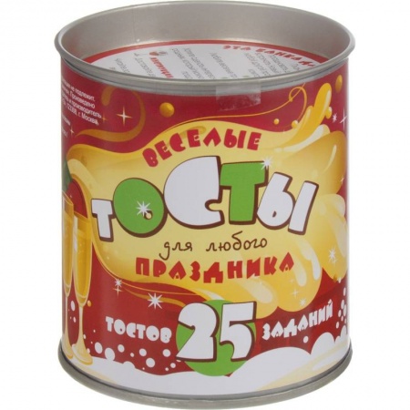 Анекдоты, тосты, поздравления, SMS, книга Веселые тосты для любого праздника: 25 тостов и 25 заданий. Выбирай, раскрывай, бокал поднимай! купить по скидке