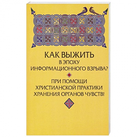 Христианство. Общие представления, книга Как выжить в эпоху информационного взрыва? При помощи христианской практики хранения органов чувств! купить по скидке