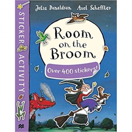Литература на иностранном языке для детей, книга Room on the Broom Sticker Book купить по скидке