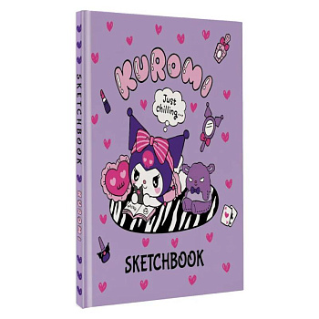 Kuromi. Sketchbook (розовый)